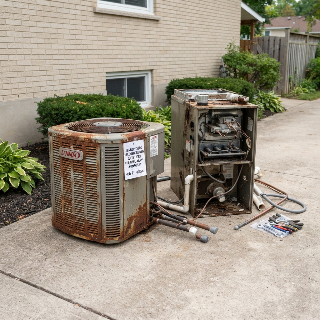 Unit Removal & Debris Haul-Away