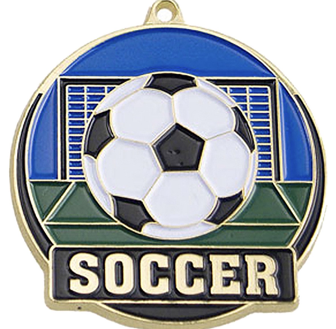 Enamel Soccer Medal