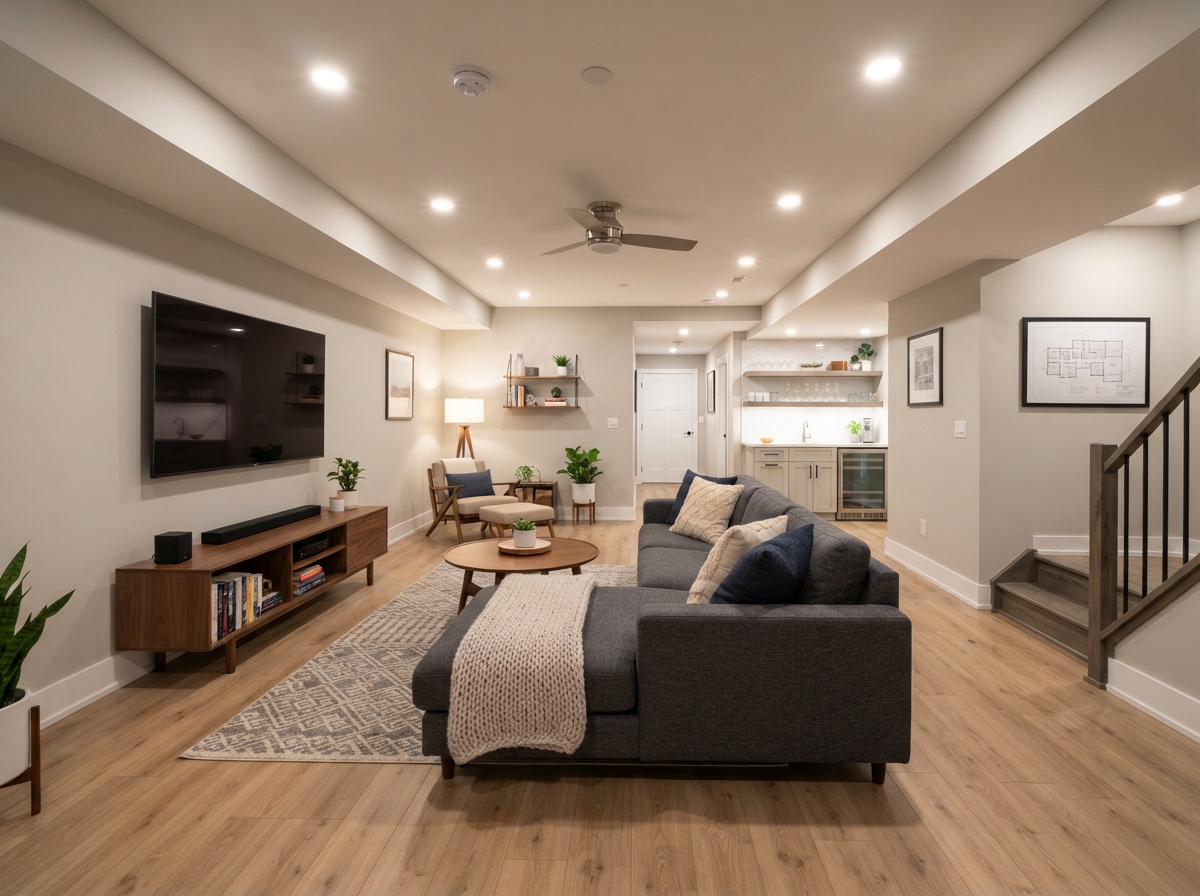 Basement Renovation — Yameen Construction