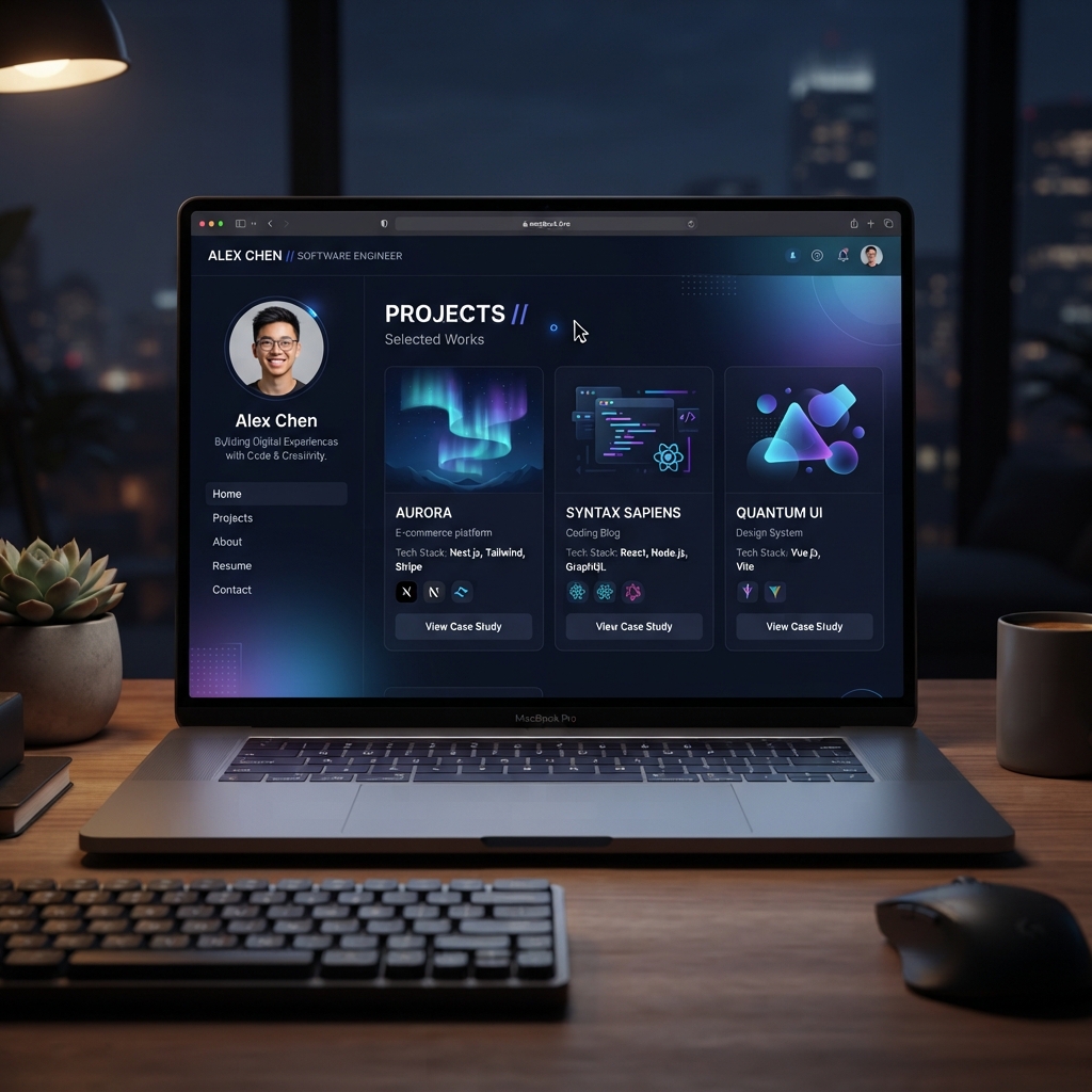 Portfolio Website Full Stack Project