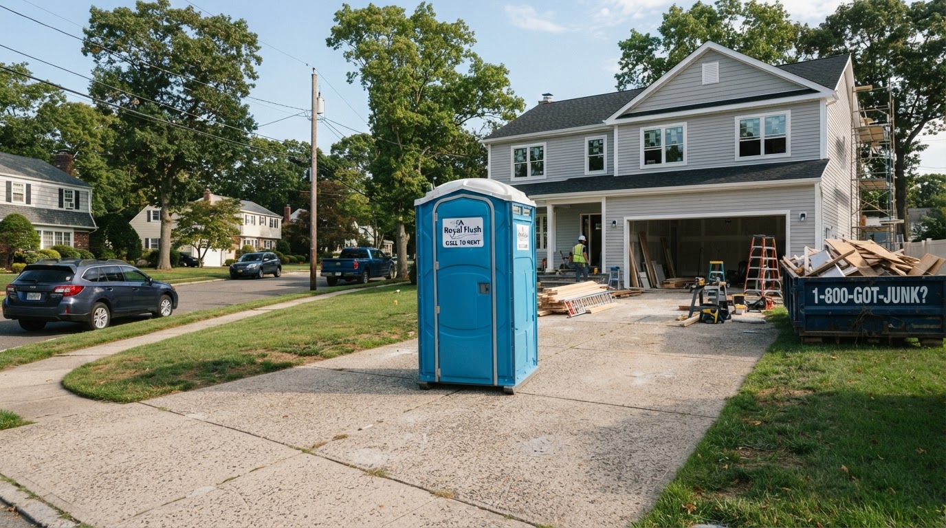 Porta potty rental for an outdoor event in Selden, NY