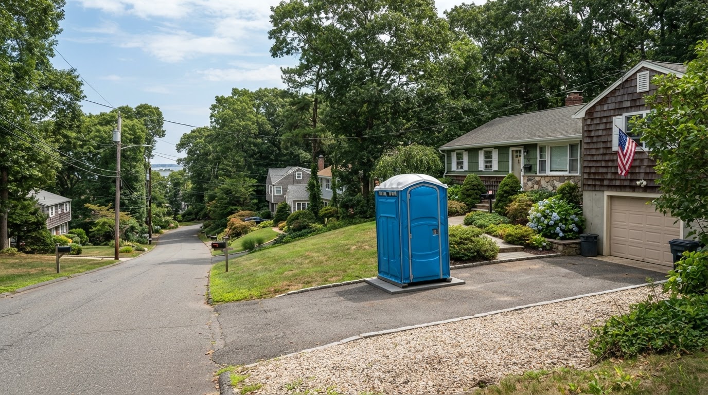 Porta potty rental for an outdoor event in Sound Beach, NY