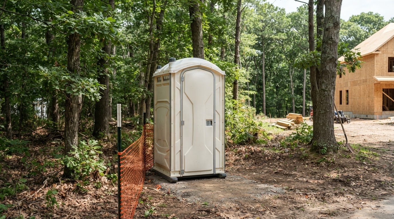 Porta potty rental for an outdoor event in Coram, NY