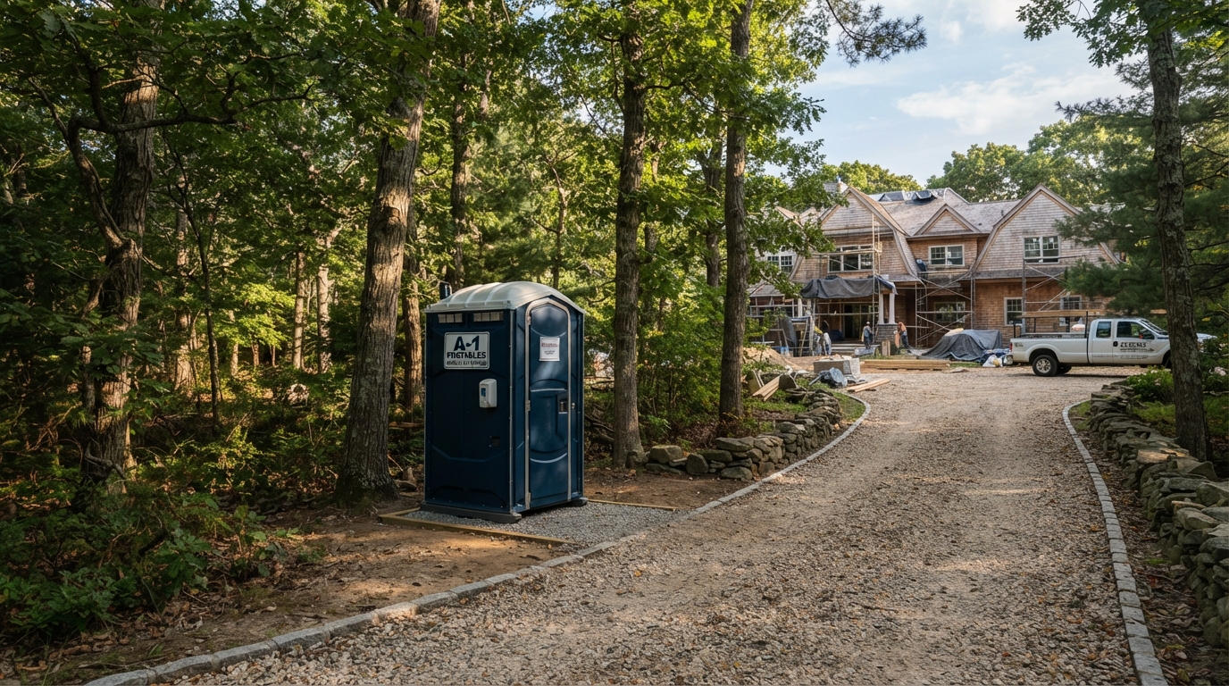 Porta potty rental for an outdoor event in Oakdale, NY