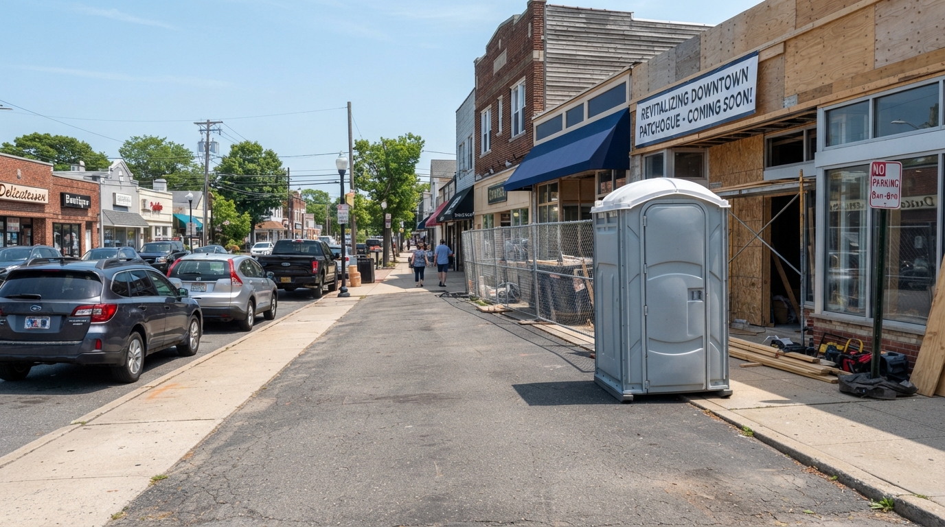 Porta potty rental for an outdoor event in Lake Grove, NY