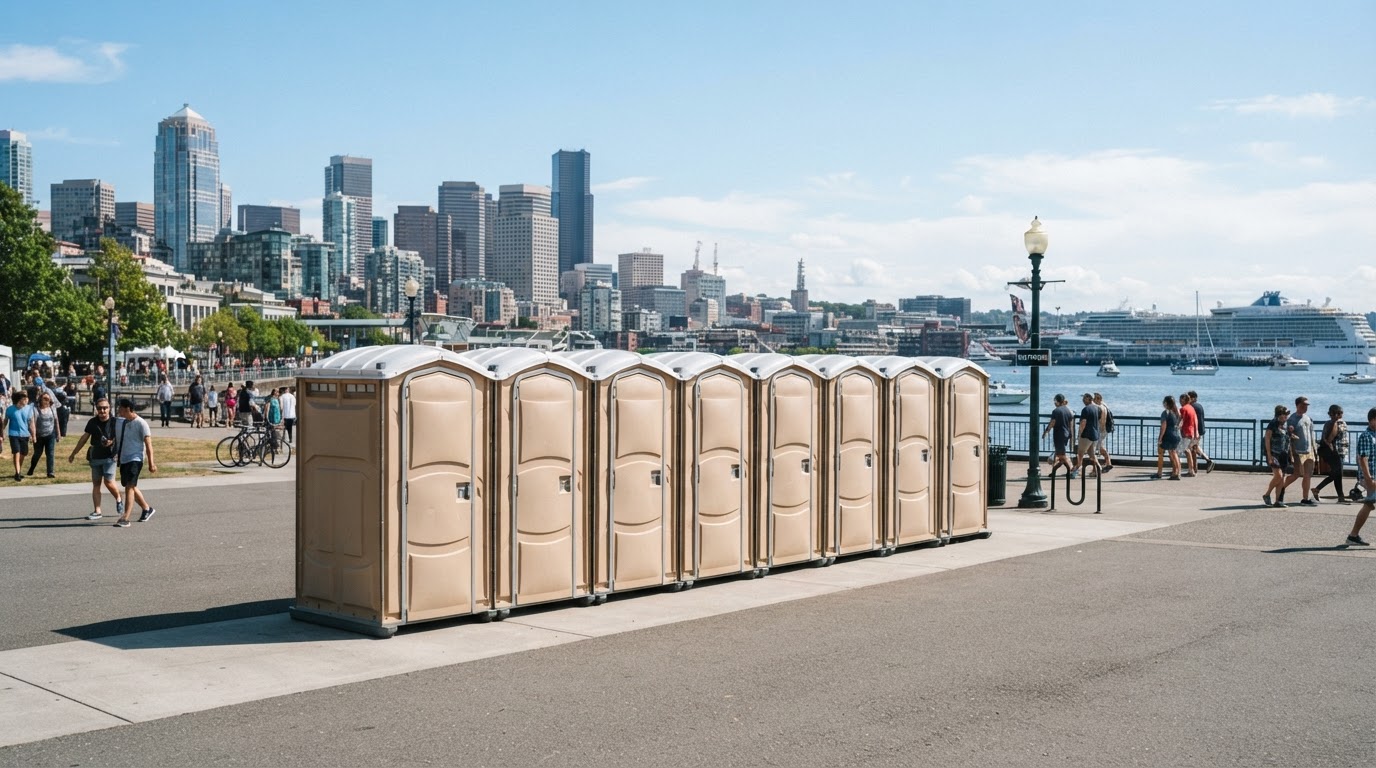 Porta potty rental for an outdoor event in Patchogue, NY