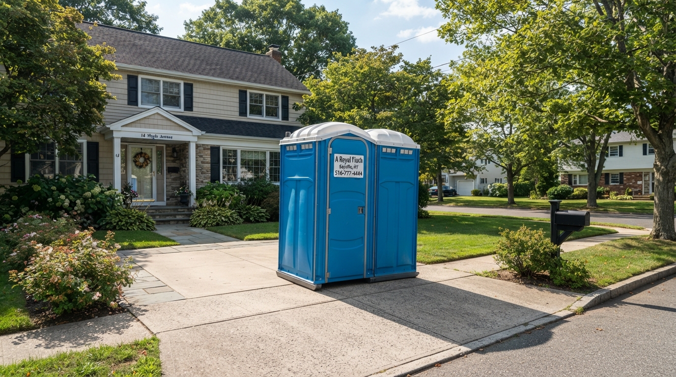 Porta potty rental for an outdoor event in Sayville, NY