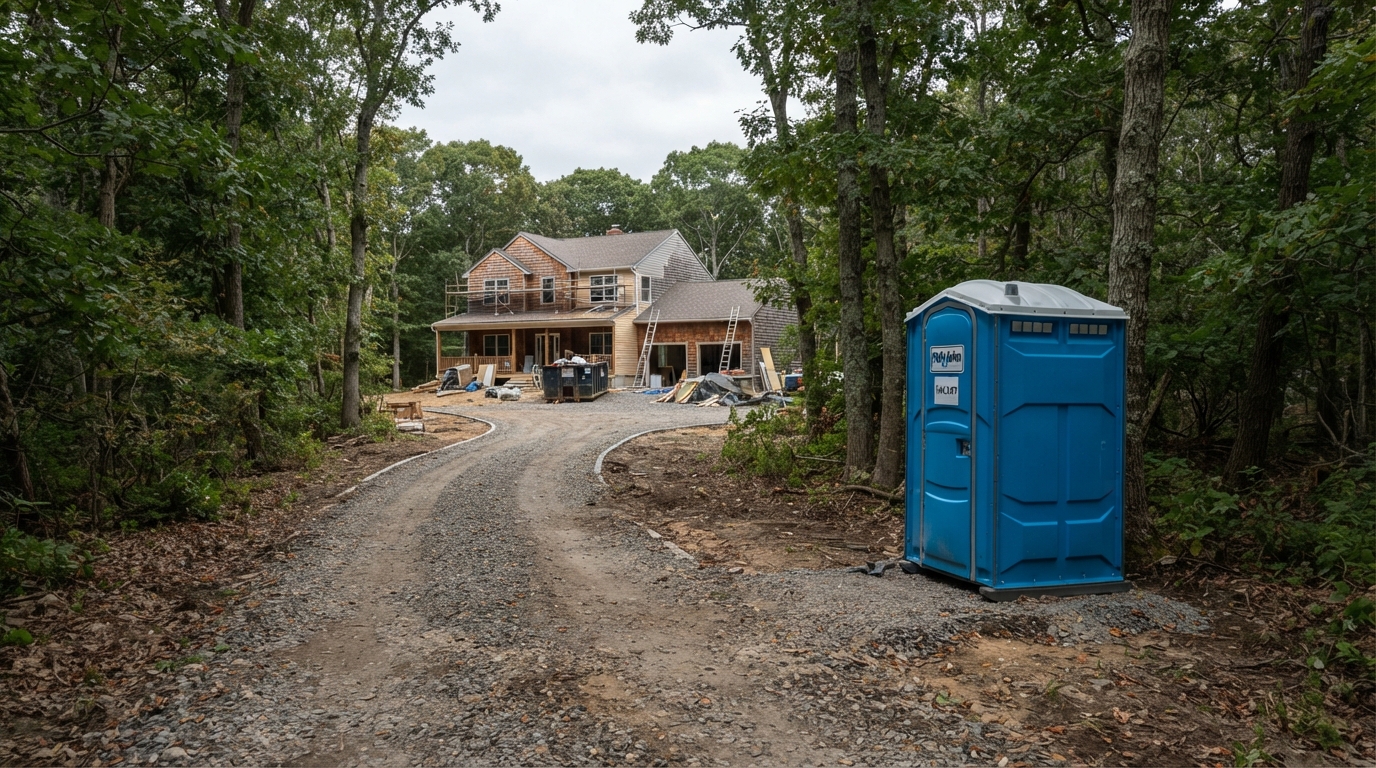 Porta potty rental for an outdoor event in Rocky Point, NY