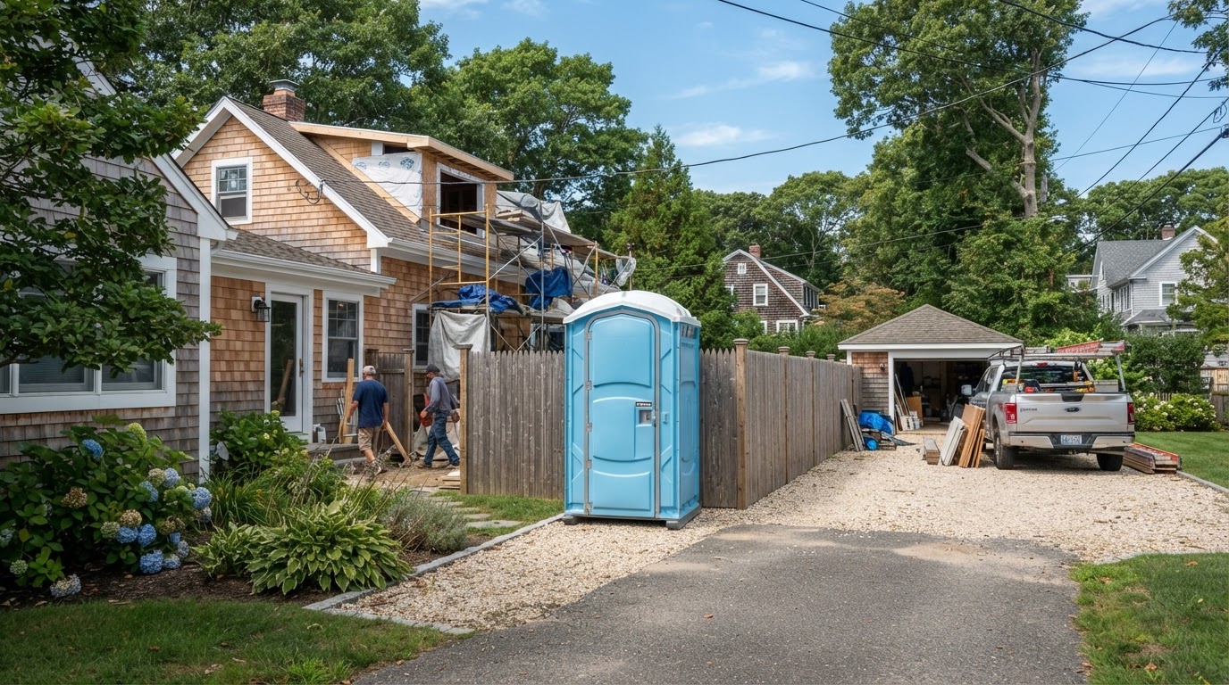 Porta potty rental for an outdoor event in Blue Point, NY