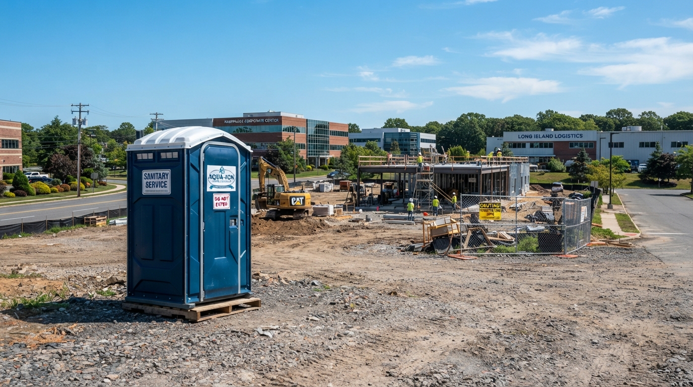 Porta potty rental for an outdoor event in Hauppauge, NY