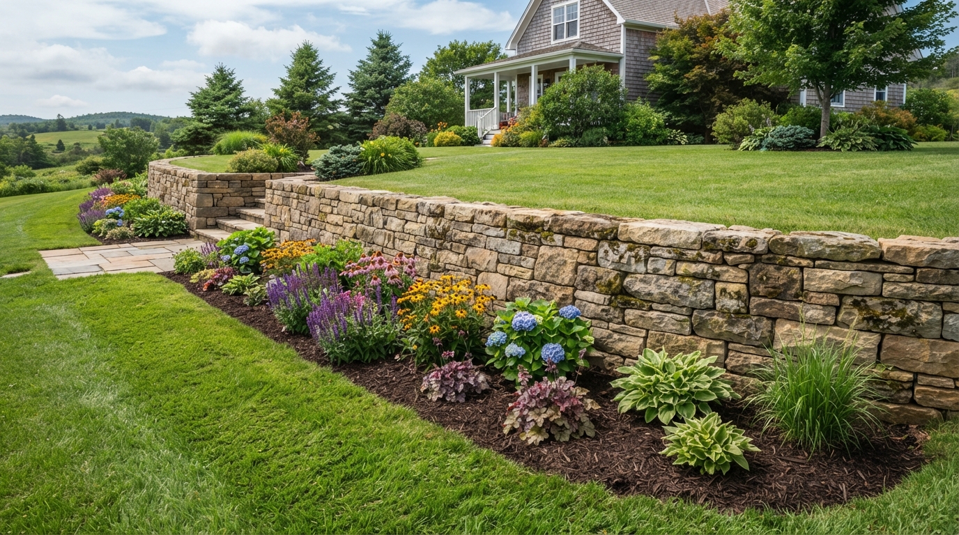 RETAINING WALLS IN PEI - O.P. Island Landscaping