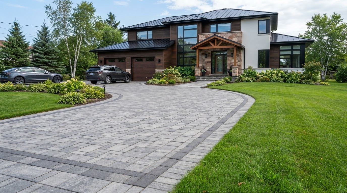PAVER DRIVEWAYS IN PEI - O.P. Island Landscaping