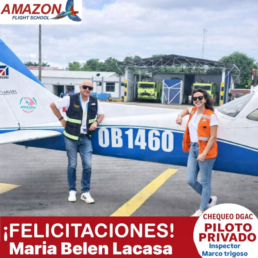 María Belén Lacasa, egresado(a) del programa Piloto Privado — Chequeo DGAC en 2024