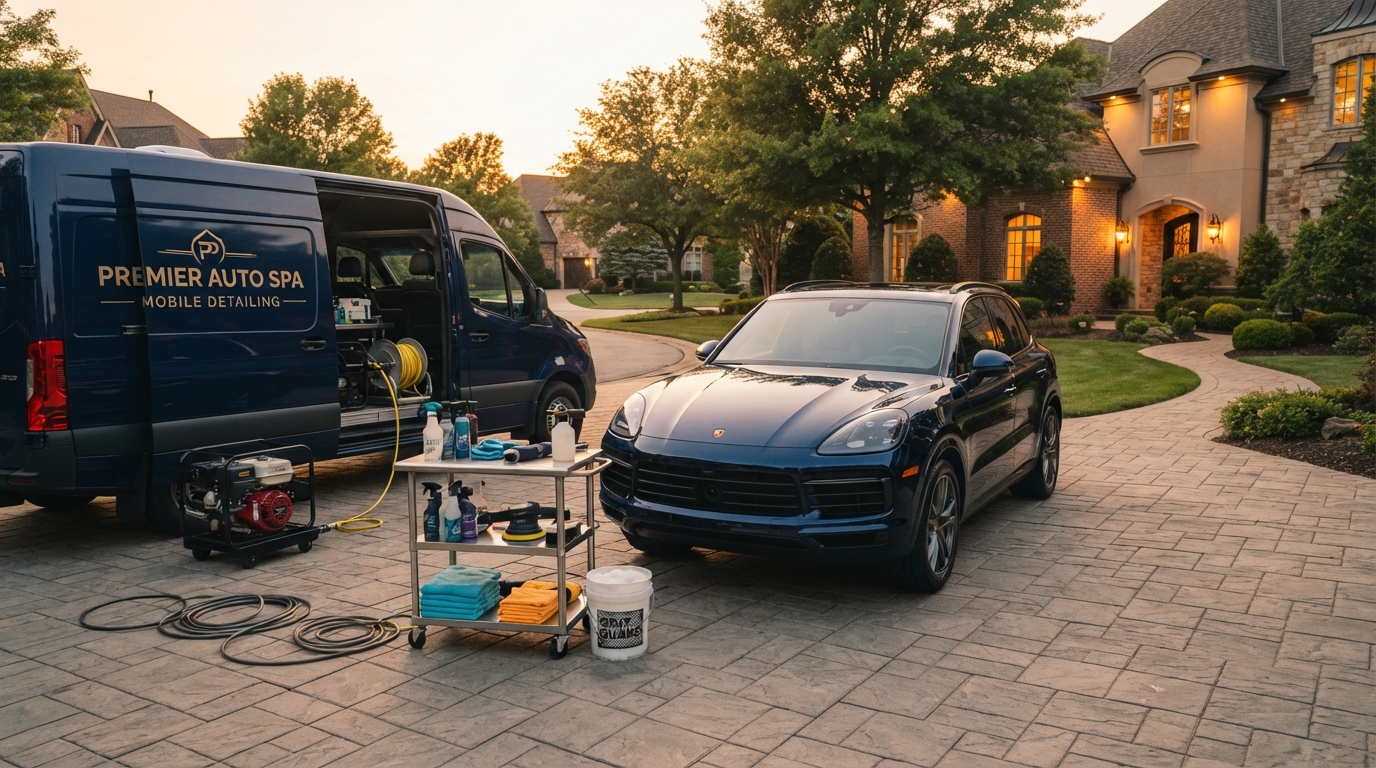 Lake Wylie Detailing owner Chris — professional mobile auto detailing, interior cleaning, ceramic wax, and boat detailing services in Lake Wylie SC