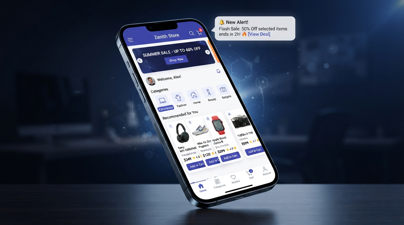 Sales Innovo Appify — mobilalkalmazás készítés webáruházhoz iOS és Android platformra
