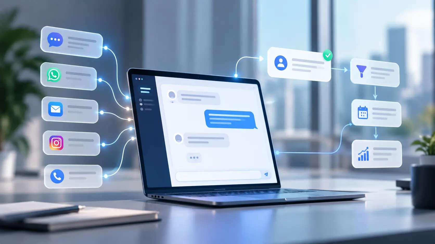 AI chatbots for customer service — conversational AI, lead qualification and CRM automation on the Sales Innovo platform AI chatbots for customer service