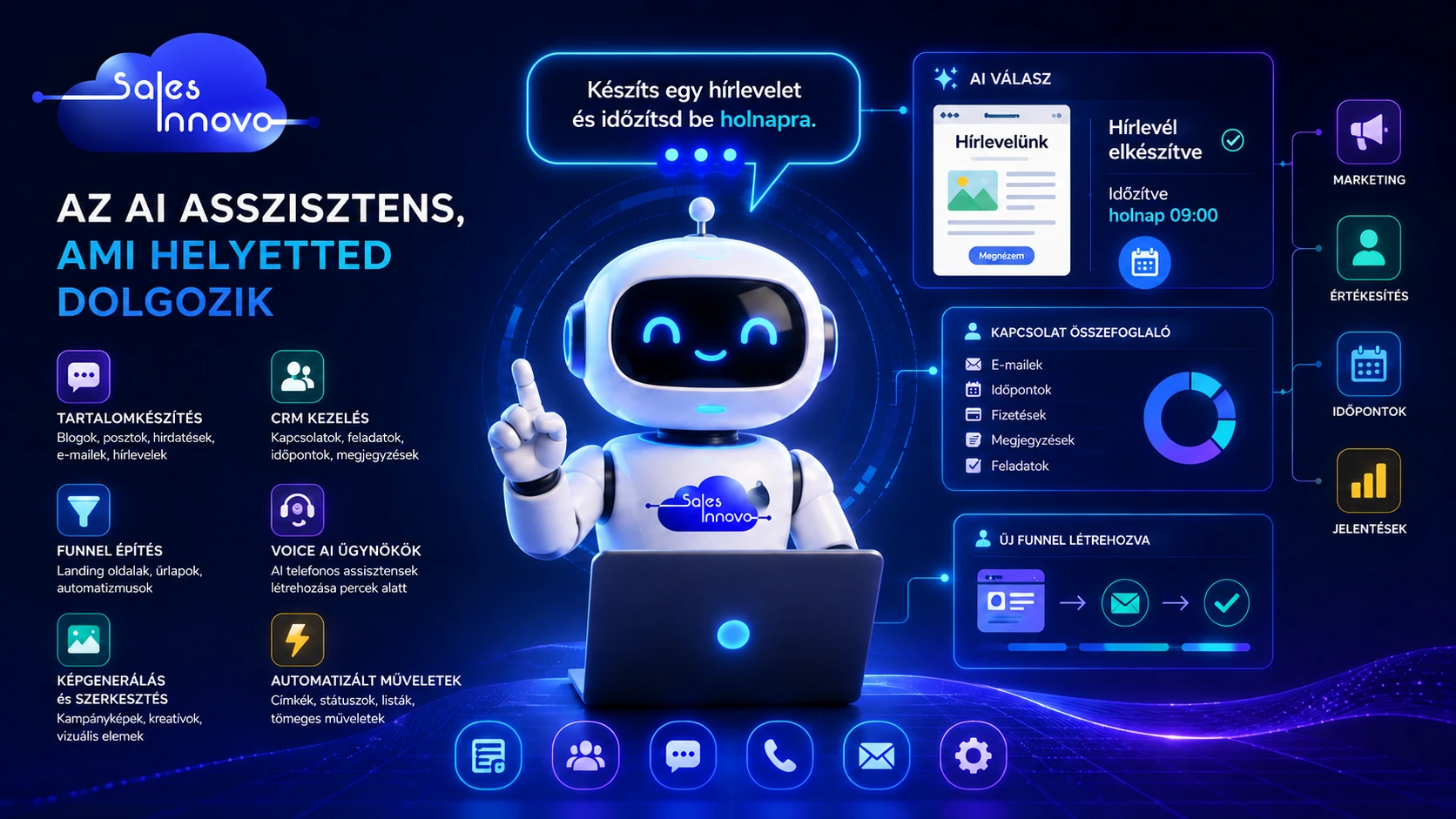 Ask AI assistant on the Sales Innovo platform