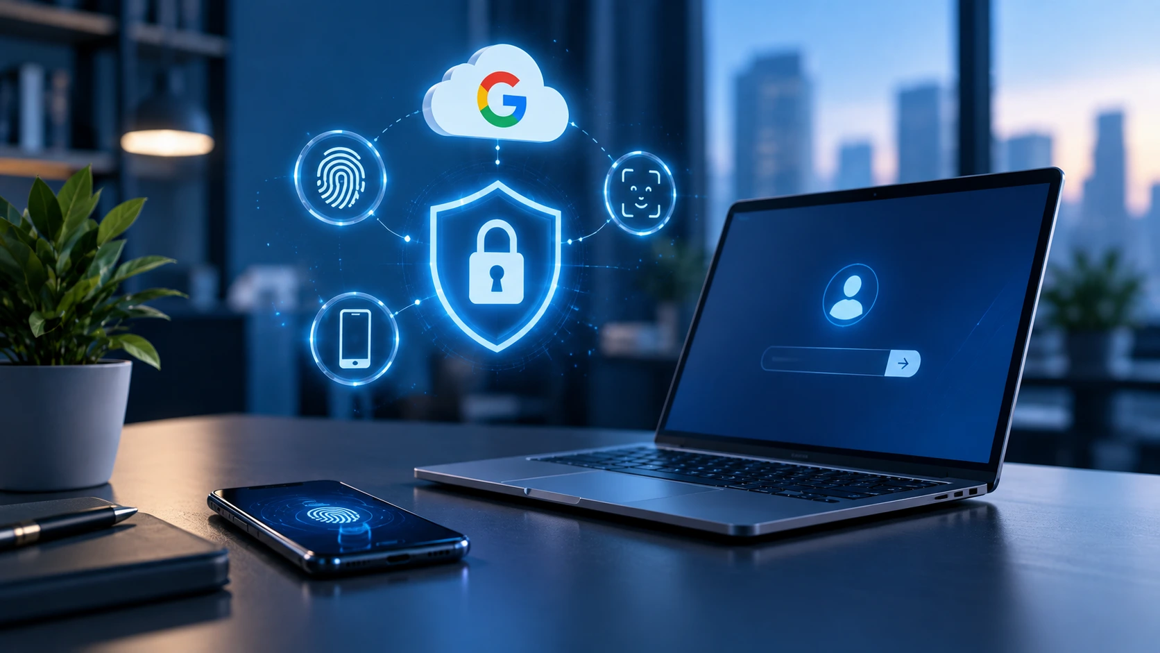 Google Passkey passwordless login and account security