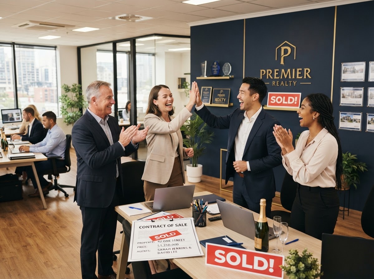 Celebrating successful deals