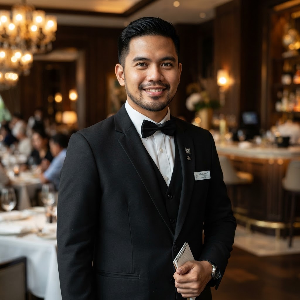 Carlos Herrera — Service Captain at SheeXhie Luxury Cuisine