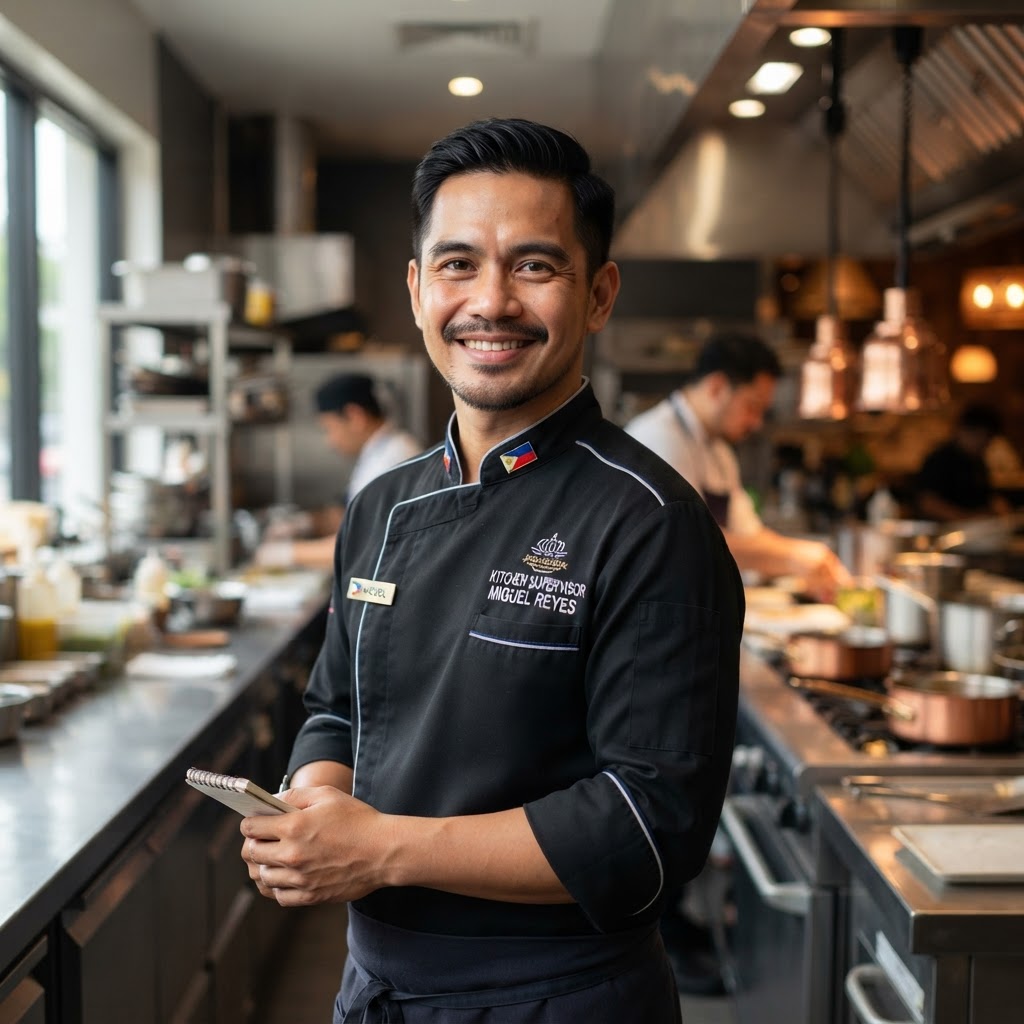 SheeXhie Luxury Cuisine — Kitchen Supervisor Carlos
