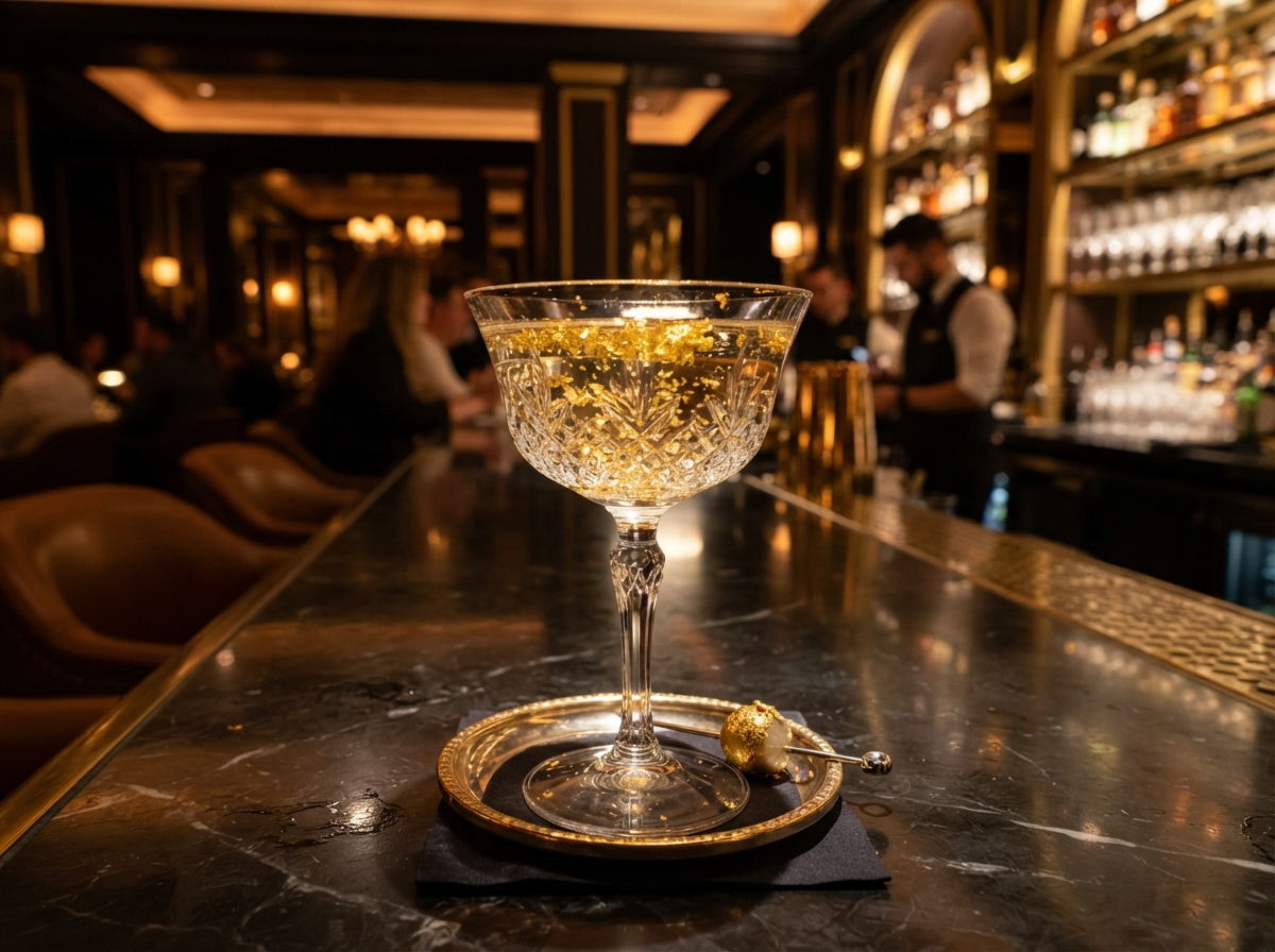 SheeXhie Luxury Cuisine — Gold Martini