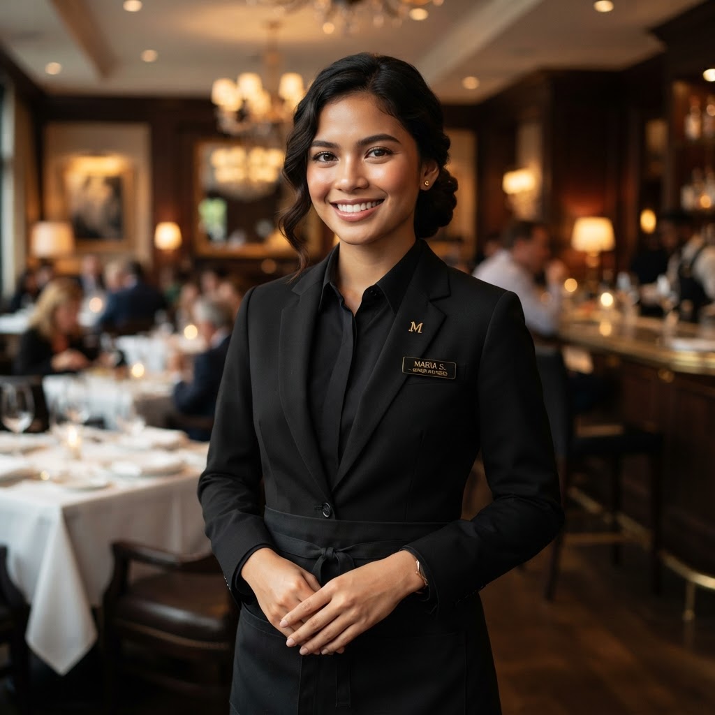 SheeXhie Luxury Cuisine — Senior Waitress Camille