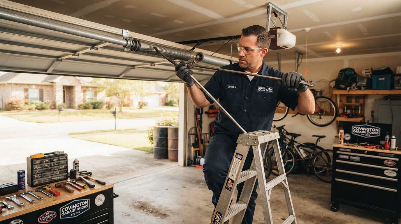 Garage Door Spring Snapped in Covington? Same-Day Replacement