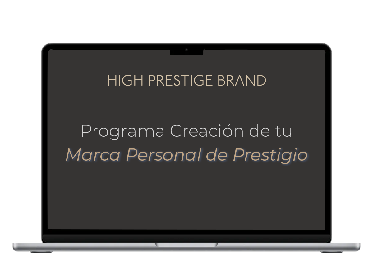 1. Programa Creación de tu Marca Personal de Prestigio