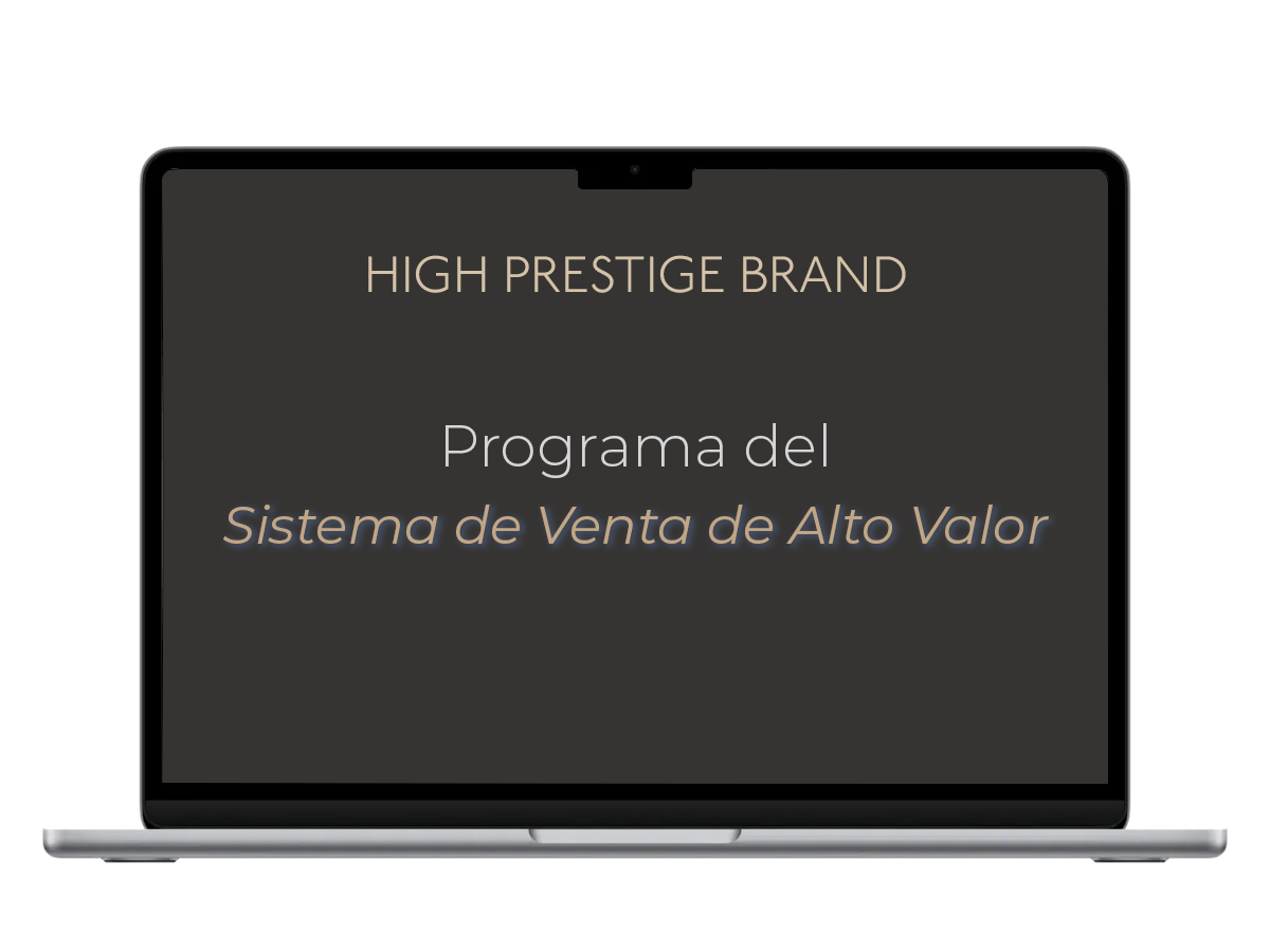 3. Programa Sistema de Venta de Alto Valor