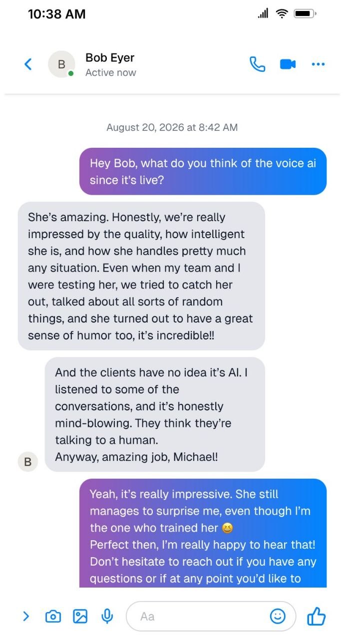 Bob Eyer testimonial