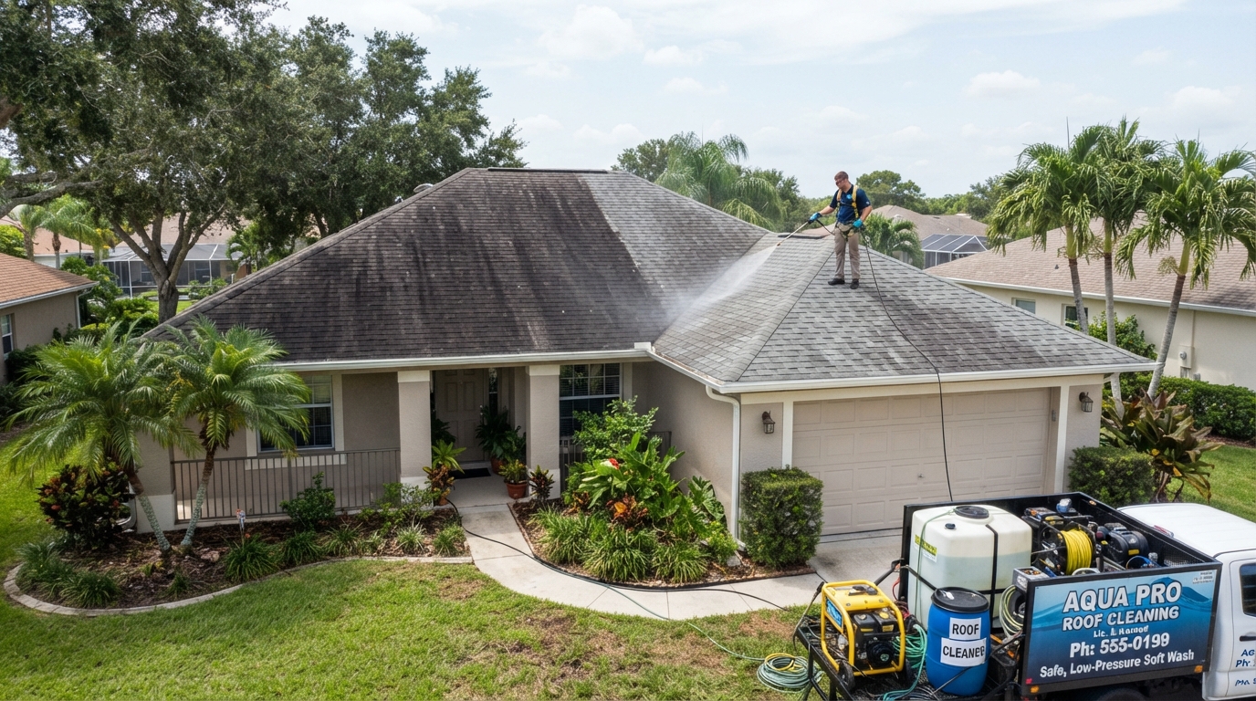 Why Are There Black Streaks on My Roof? (Gloeocapsa Magma Removal) — ProWash exterior cleaning guide for Tallahassee homeowners