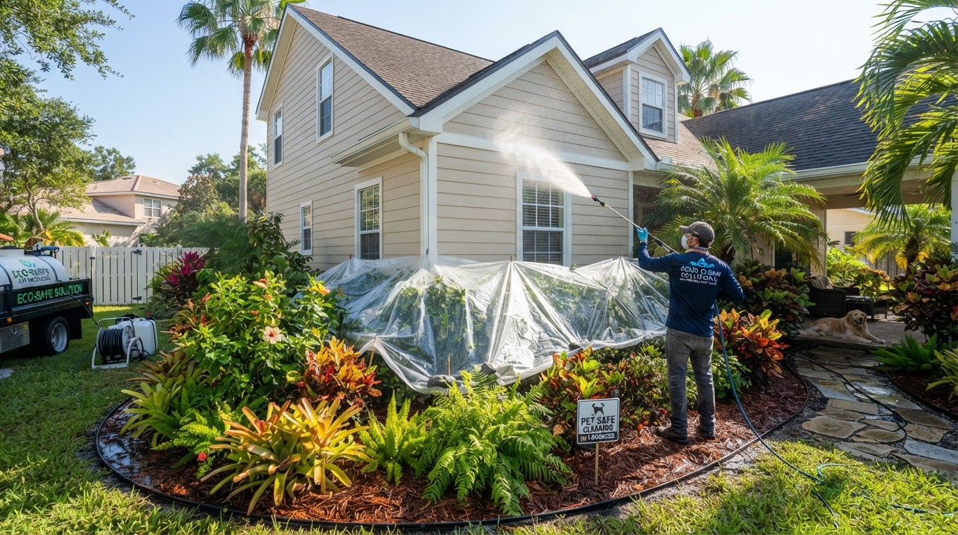 What Are Eco-Friendly Soft Wash Solutions & Why They Matter for Pets and Plants — ProWash exterior cleaning guide for Tallahassee homeowners