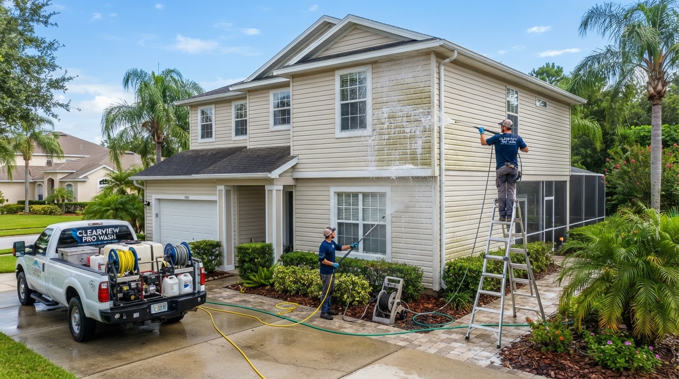 How Often Should You Pressure Wash Your House in Tallahassee, FL? — ProWash exterior cleaning guide for Tallahassee homeowners