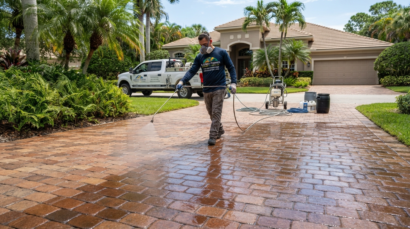 How Often Should Pavers Be Resealed in Florida’s Harsh Sun & Rain? — ProWash exterior cleaning guide for Tallahassee homeowners