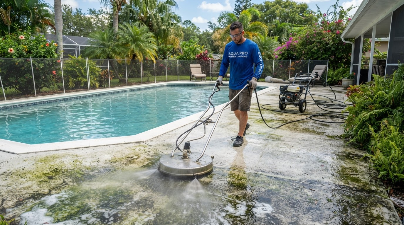Pool Deck Pressure Washing: Keeping Barefoot Areas Safe and Slip-Free — ProWash exterior cleaning guide for Tallahassee homeowners