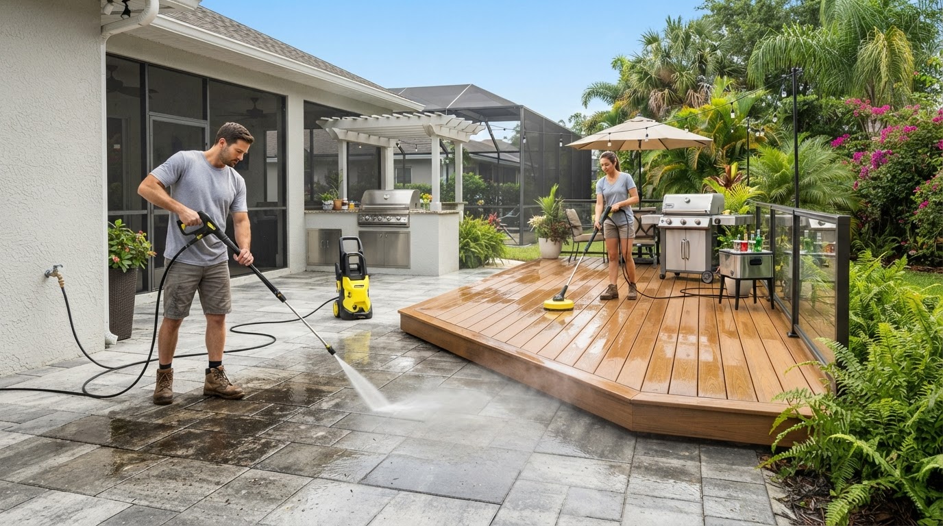 How to Prep Your Outdoor Patio and Deck for Summer Entertaining — ProWash exterior cleaning guide for Tallahassee homeowners