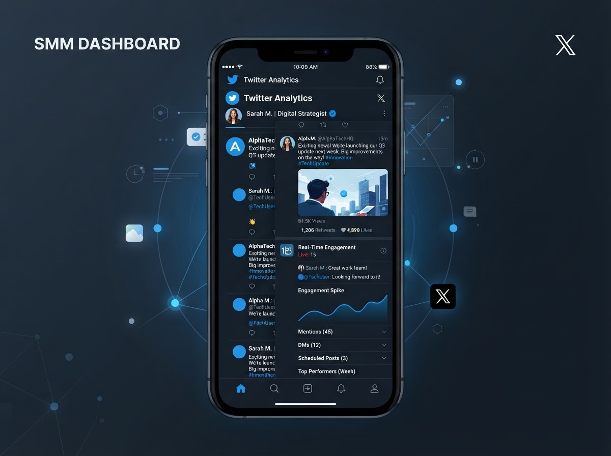 Twitter X management and engagement