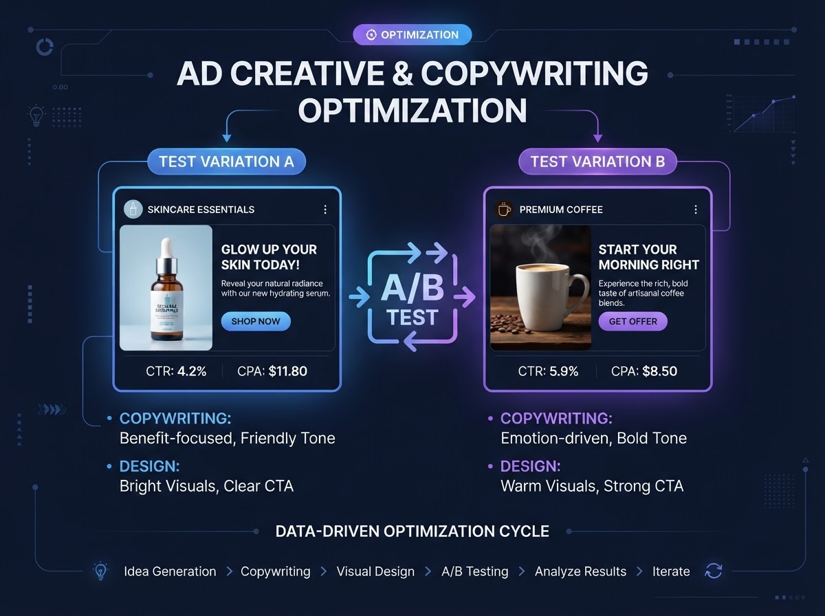 Ad creative and copywriting