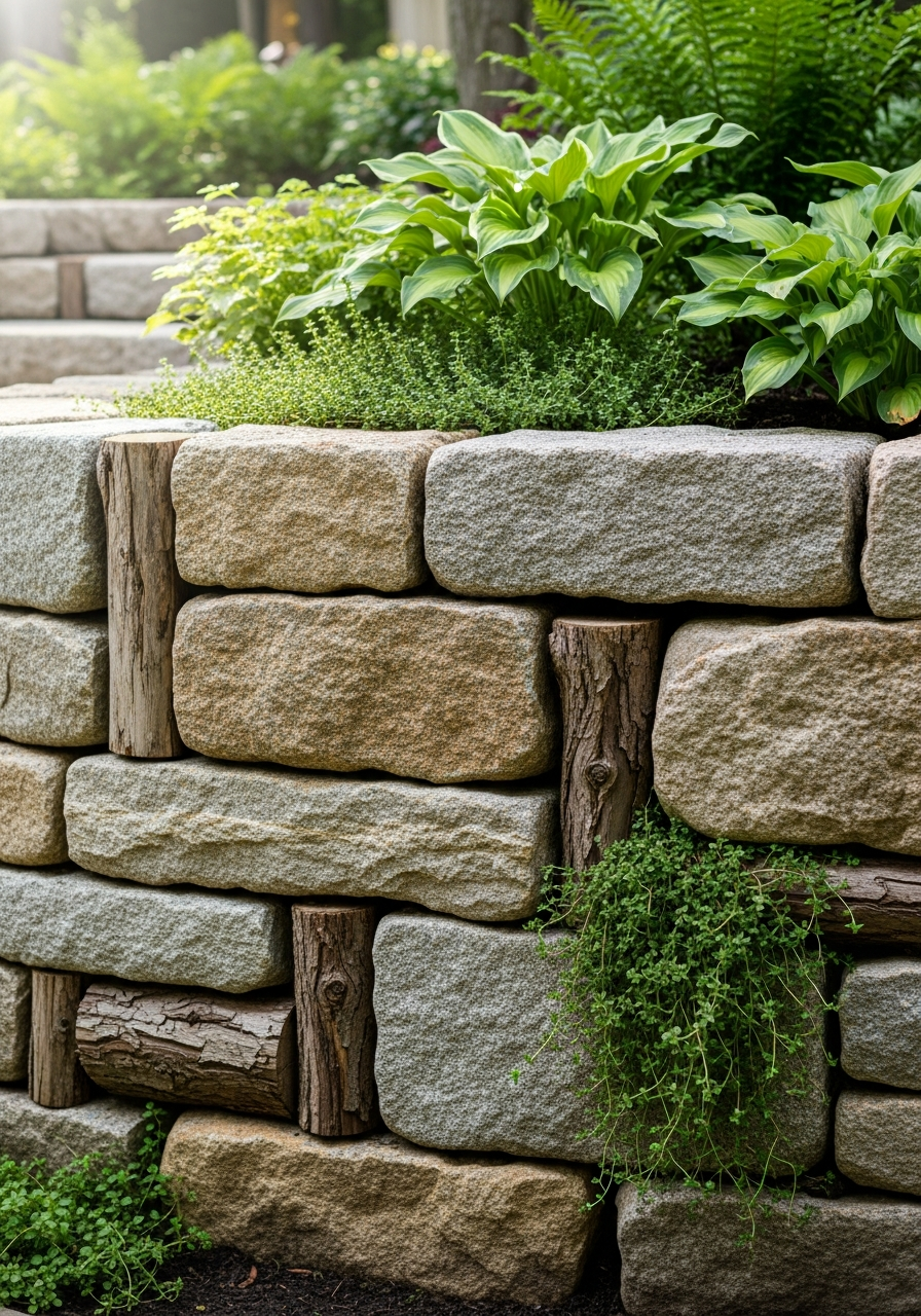 Muskoka stonework and landscaping