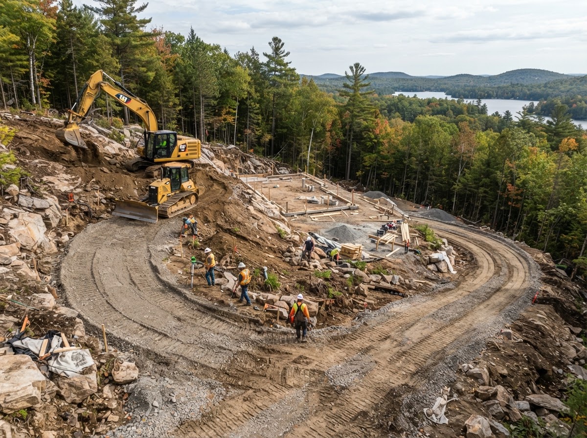 Hillside Grading & Driveway Prep