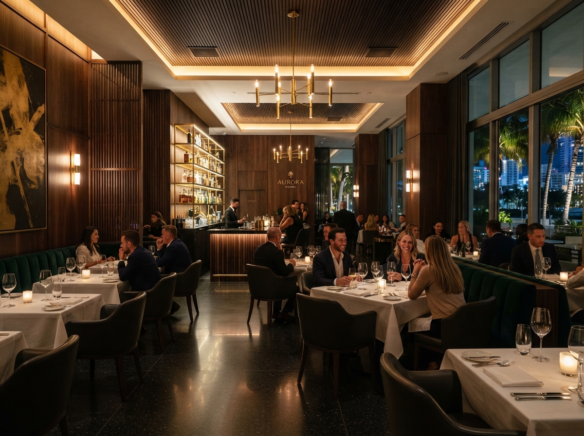 17 Restaurant Miami Beach Dining Room
