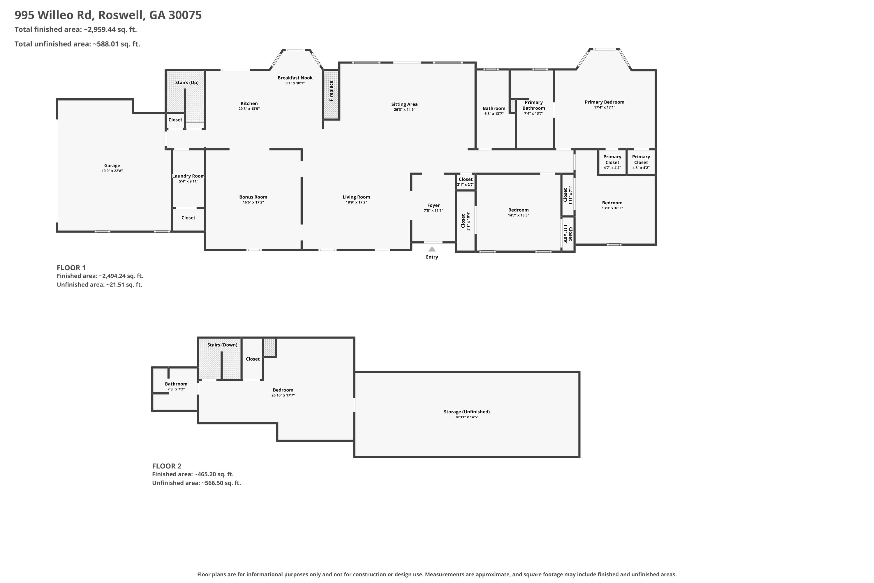 Full Property Floor Plan Overview