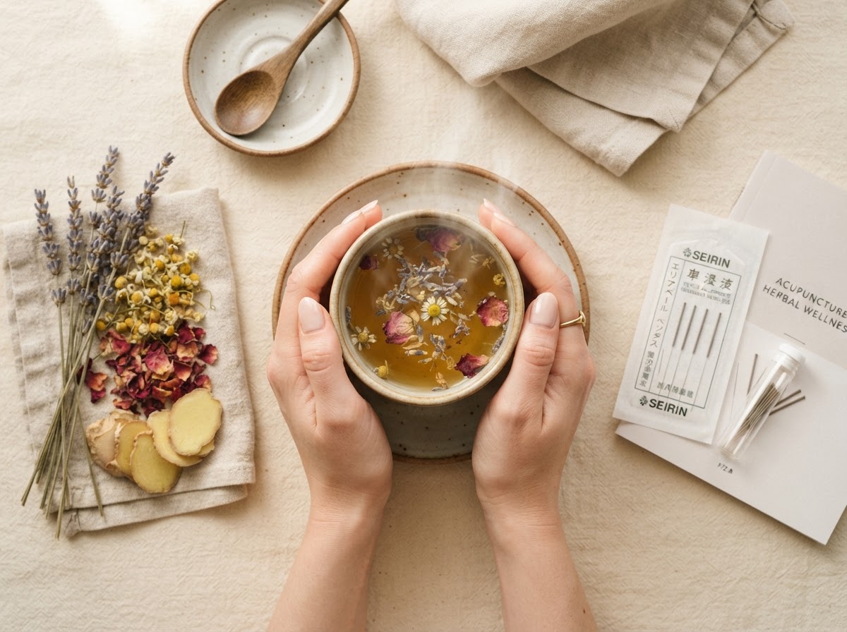 Chinese Herbal Tea for Sleep, Stress, and Digestion