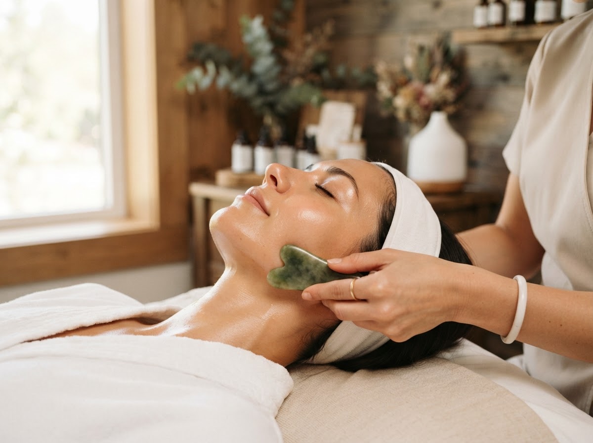 Facial Guasha at YinYang Wellness Bangkok — licensed TCM treatment near BTS Asok