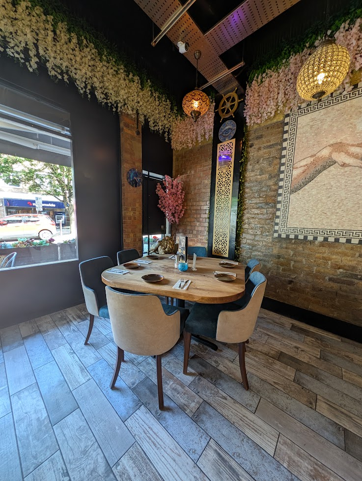 Restaurant dining room interior