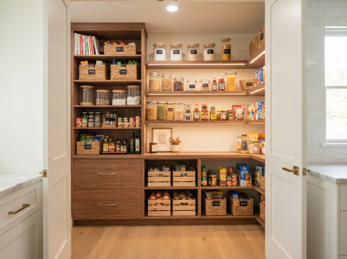 Pantries, Linen & Coats Closets