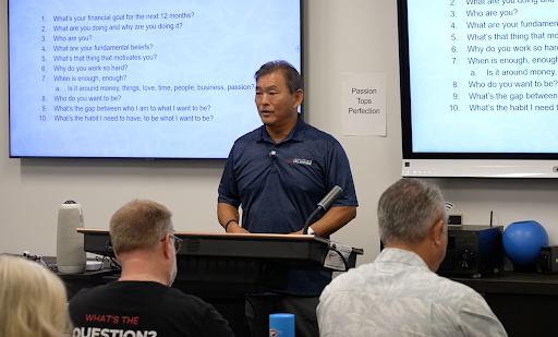 Dan Ihara teaching a real estate wealth planning seminar
