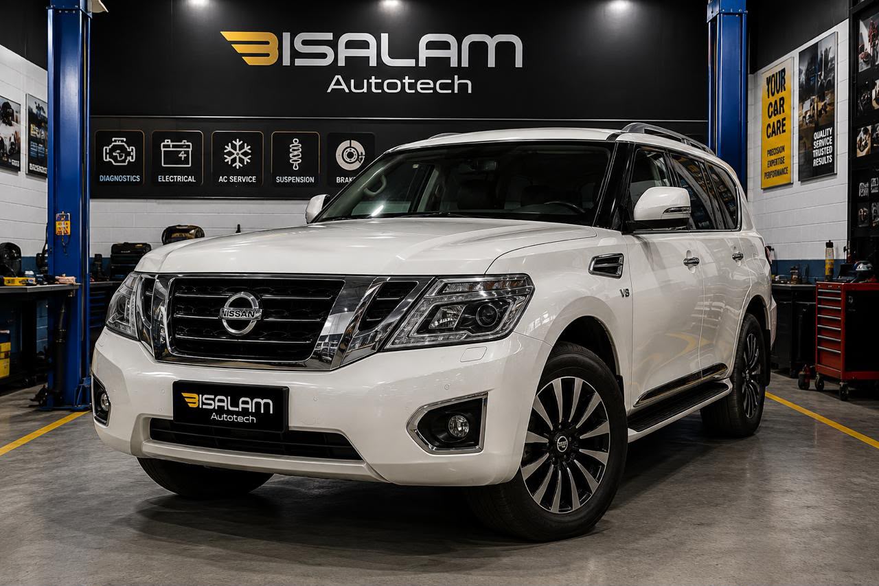 NISSAN PATROL at Bi Salam Autotech workshop