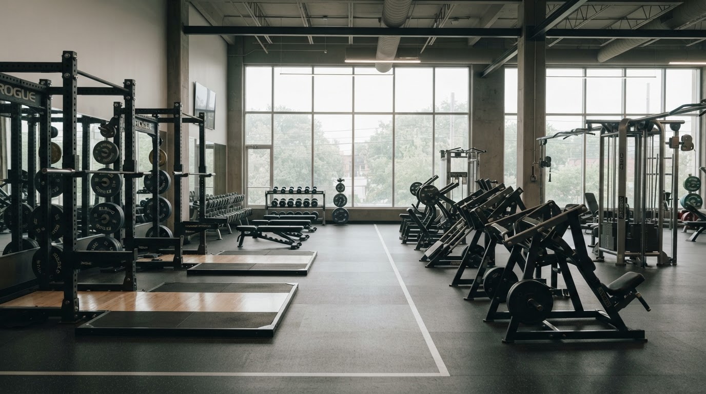 World-class commercial fitness equipment in a premium tribal facility